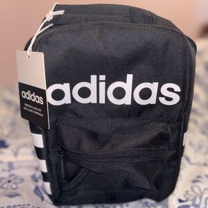 Adidas Insulated Lunch Bag in Black with White Accents